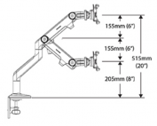 Humanscale M8 | Adjustable Monitor Arm | ErgoPro