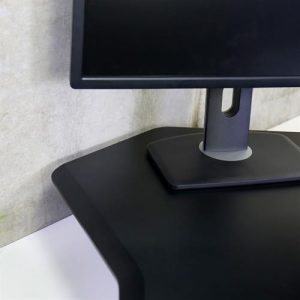 Ergotron WorkFit™ Corner Standing Desk Converter Edge View