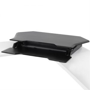 Ergotron WorkFit™ Corner Standing Desk Converter Lowered