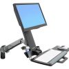 StyleView Sit-Stand Combo Arm with Worksurface