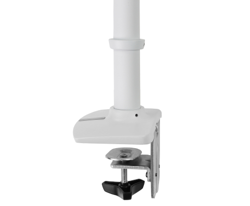Ergotron LX Desk Monitor Arm, Close Up, Base and Screws, White Colour