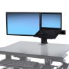 Ergotron WorkFit LCD & Laptop Kit, Universal Assembled