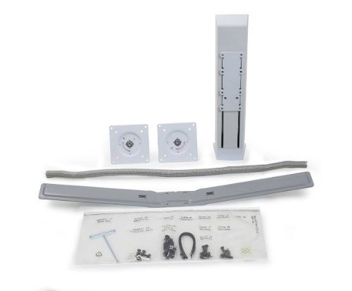 Ergotron WorkFit Dual Monitor Kit (white) Parts