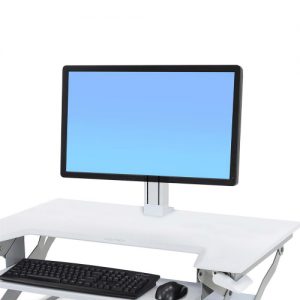 WorkFit Single HD Monitor Kit (white) Assembled