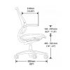 Humanscale Liberty Chair Dimensional Drawings