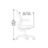 Humanscale Liberty Chair Dimensional Drawings height