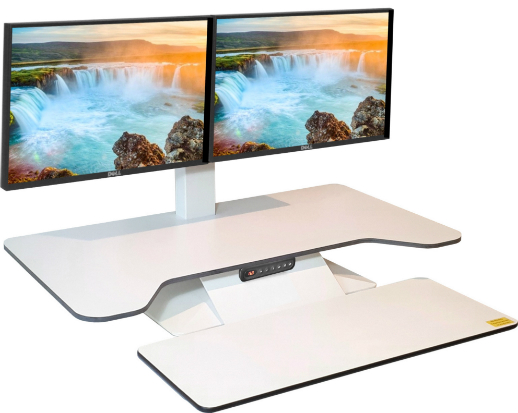Standesk Pro Memory White Two Monitor