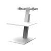 Humanscale QuickStand Eco Dual Screen White Standing Desk