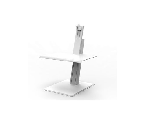 Humanscale QuickStand Eco Single Screen White Standing Desk