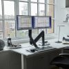 QuickStand Lite Dual Screen Sit to Stand Desk